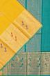 Kuppadam Cotton Silk Butta Yellow Saree