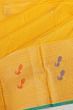 Kuppadam Cotton Silk Butta Yellow Saree