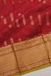 Kuppadam Cotton Silk Butta Maroon Saree