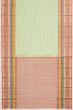 Kuppadam Cotton Silk Horizontal Lines Pastel Green Saree