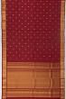 Classic Kanchipuram Silk Butta Maroon Saree