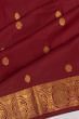 Classic Kanchipuram Silk Butta Maroon Saree