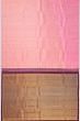 Kanchipuram Silk Brocade Baby Pink Saree