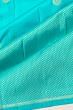 Kanchipuram Silk Brocade Sea Blue Saree