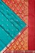 Taranga Kanchi Silk Butta Teal Green Saree