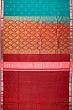 Taranga Kanchi Silk Butta Teal Green Saree