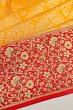 Kanchipuram Silk Tissue Brocade Gold Saree