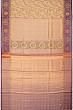 Kanchipuram Silk Tissue Brocade Peach Saree