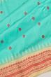 Gadwal Silk Thread Butta Sea Green Saree