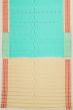 Gadwal Silk Thread Butta Sea Green Saree