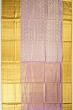 Kanchipuram Silk Tissue Brocade Lavender Saree