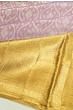 Kanchipuram Silk Tissue Brocade Lavender Saree