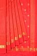 Classic Kanchipuram Silk Vertical Lines Red Saree