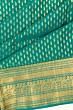 Kanchipuram Silk Brocade Emerald Green Saree