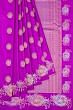 Kanchipuram Silk Butta Violet Saree