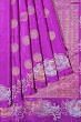 Kanchipuram Silk Butta Purple Saree