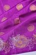 Kanchipuram Silk Butta Purple Saree