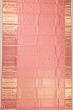 Kanchipuram Silk Brocade Baby Pink Saree