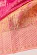 Kanchipuram Silk Brocade Pink Saree