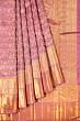 Kanchipuram Silk Brocade Purple Saree