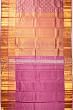 Kanchipuram Silk Brocade Purple Saree