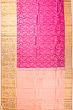 Kanchipuram Silk Brocade Dark Pink Saree