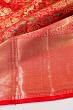 Kanchipuram Silk Brocade Red Saree