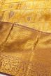 Kanchipuram Silk Tissue Brocade Gold Saree