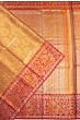 Kanchipuram Silk Tissue Brocade Gold Saree