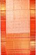 Kanchipuram Silk Checks And Butta Peach Saree