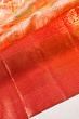 Kanchipuram Silk Checks And Butta Peach Saree