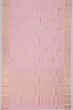 Kanchipuram Silk Checks And Butta Baby Pink Saree