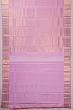 Kanchipuram Silk Brocade Lavender Saree