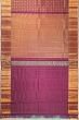 Kanchipuram Silk Criss Cross Checks And Butta Purple Saree