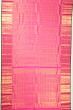 Kanchipuram Silk Brocade Rani Pink Saree