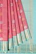 Kanchipuram Silk Checks And Butta Pink Saree