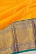 Kanchipuram Silk Brocade Yellow Saree