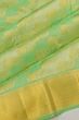 Kanchipuram Silk Jaal Green Saree