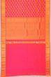 Kanchipuram Silk Jaal Pink And Orange Saree