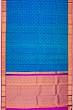 Taranga Kanchi Silk Butta Dual Tone Blue And Green Saree