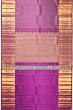 Kanchipuram Silk Brocade Purple Saree