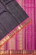 Classic Kanchipuram Silk Butta Dark Purple Saree