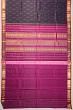 Classic Kanchipuram Silk Butta Dark Purple Saree