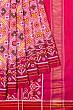 Patan Patola Silk Double Ikat Baby Pink Saree