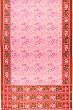 Patan Patola Silk Double Ikat Phul Bhat Baby Pink Saree