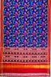 Patan Patola Silk Double Ikat Rathna Chok Bhat Royal Blue Saree