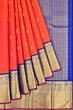 Taranga Kanchi Silk Butta Dual Tone Pink And Orange Saree