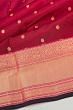 Taranga Kanchi Silk Butta Maroon Saree