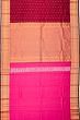 Taranga Kanchi Silk Butta Maroon Saree