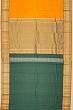 Taranga Kanchi Silk Butta Mustard Yellow Saree